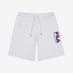 Fila Biella Italia Logo - Miesten Shortsit - Valkoinen | FI-57099